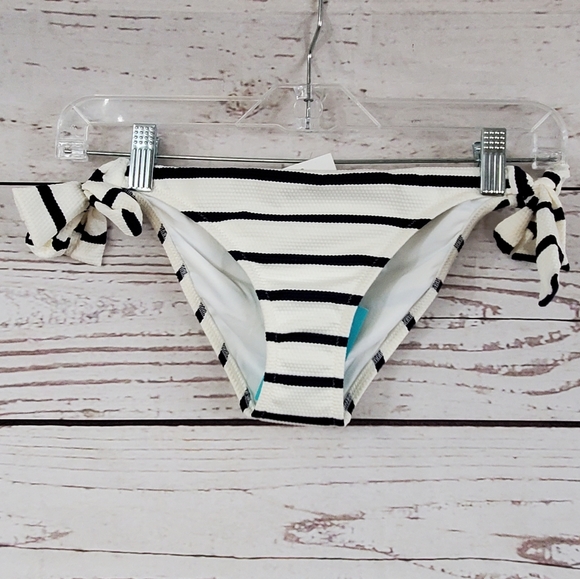 NWT Melissa Odabash side tie striped bikini bottom - Picture 3 of 8
